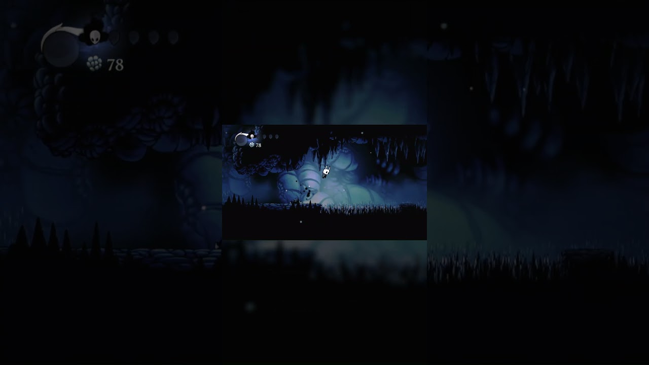 Trying to pogo in Hollow Knight