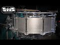 Keplinger stainless steel snare drum 6x14  demo