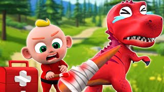 Baby Trex Got A Boo Boo  TRex Dinosaur Sick Song  Funny Songs & Nursery Rhymes  PIB Little Song