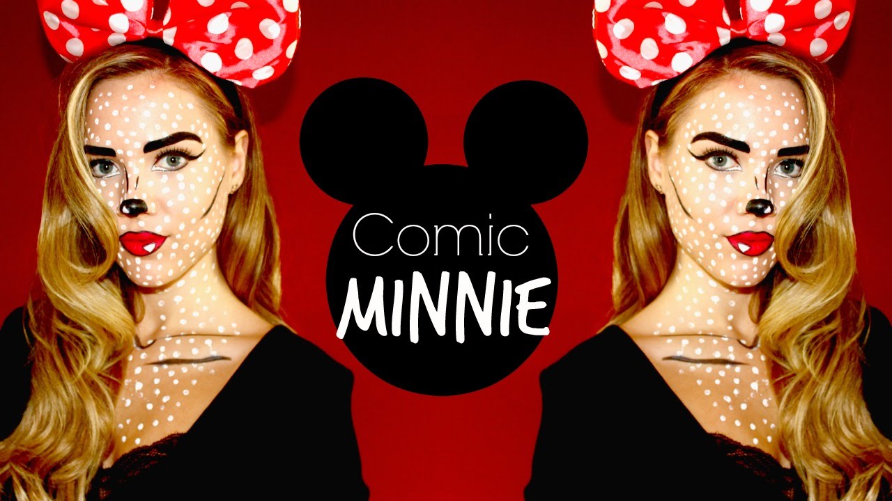 Pop Art Minnie Mouse Makeup YouTube