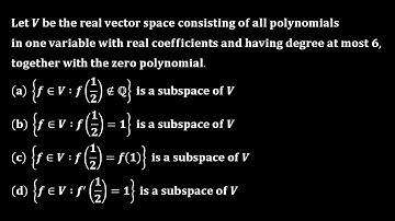 subspace of vector space iit jam 2022 linear algebra mathematics csir net gate iiser du bhu jnu cmi