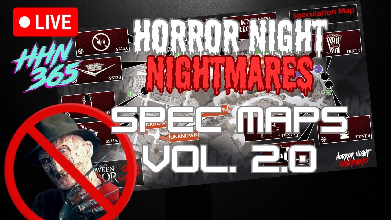 HHN 33 & 2024 Spec Map 2.0 Discussion Halloween Horror Nights