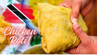 Trinidad Chicken Roti  Is this the Most Delicious Curry Chicken Wrap in the World?