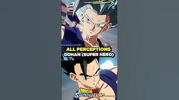 Gohan (Super Hero) All Perception Lines in Sparking Zero!