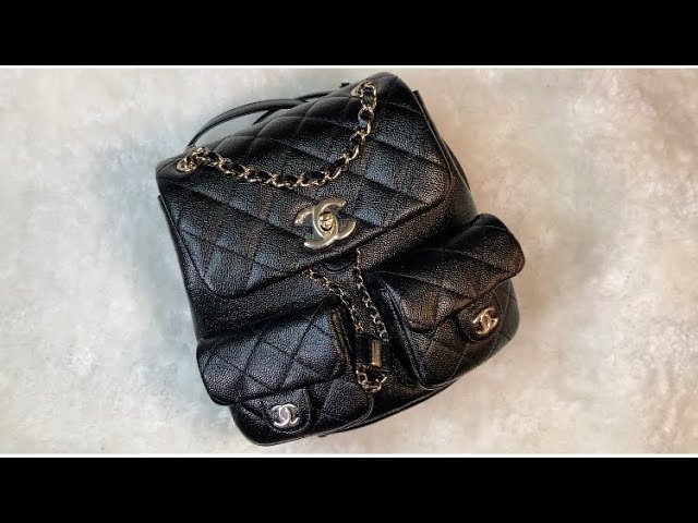 Chanel 23p caviar backpack WIMB 
