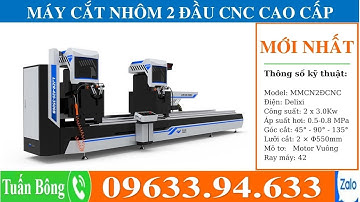 Máy cắt nhôm 2 đầu CNC lưỡi 550mm Cao cấp
