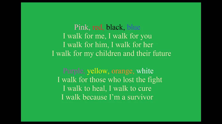 American Cancer Society's Relay for Life Walk