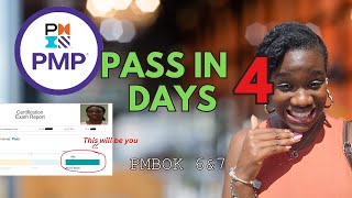 How I Passed the PMP EXAM in 4 Days (Using 1 Resource) | Above Target