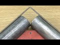 How to quickly cut pipe for 90 degree joints