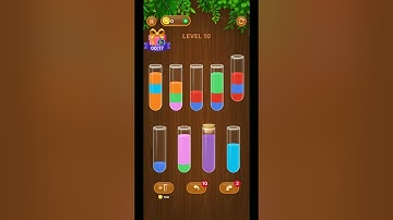 Water colour sort Puzzle Game level 10 #androidgames #game #latest #coolgame #shorts