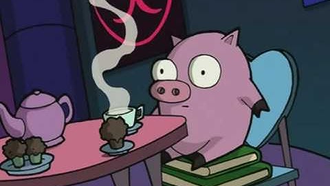 Gir "I gotta go pig"