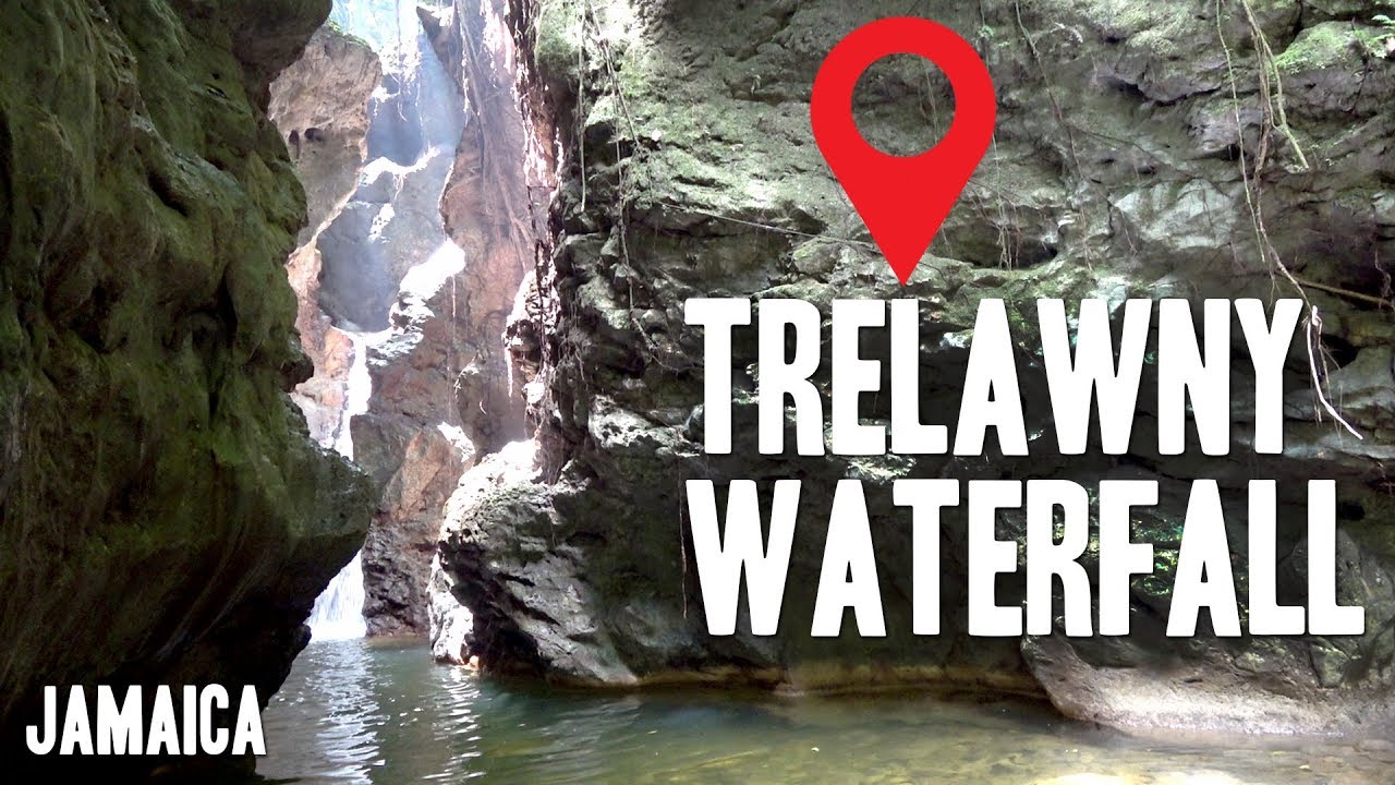 Trelawny Waterfall and Cave Exploring Jamaica YouTube