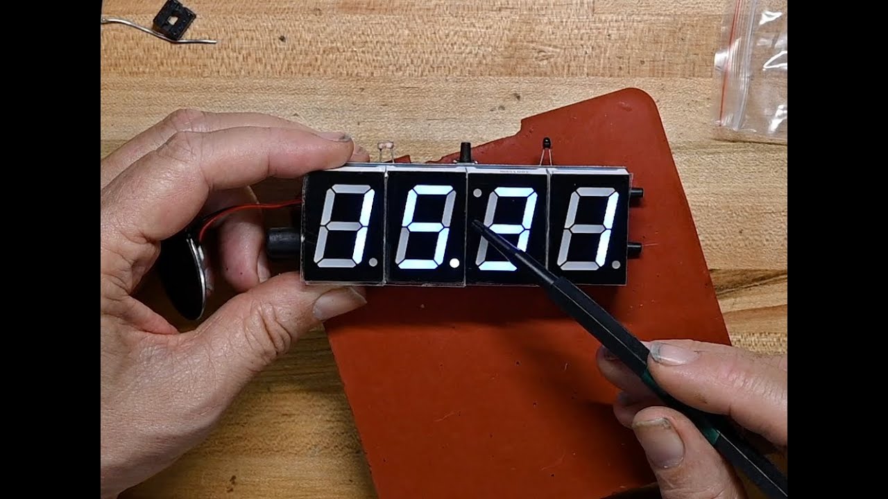C k builds a clock kit from geekljt youtube