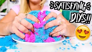 PLAYING WITH ODDLY SATISFYING DIYS!! Alisha Marie