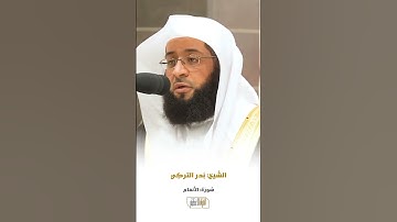 سورة الأنعام الشيخ بدر التركي 🍃