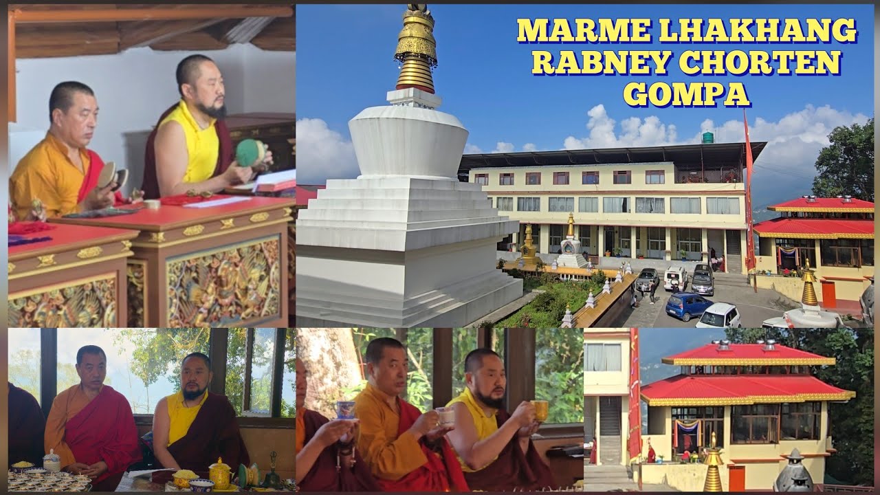 Marmey lhakhang opening rabney by Tulku Rinpoche at chorten gompa ...