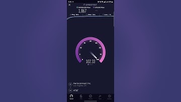 AT&T 5G+ mmWave Speed Test Downtown LA