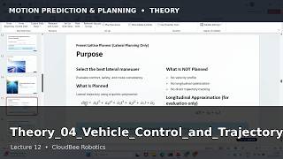 Vehicle Control & Trajectory Execution | Dynamics, Tracking & Control