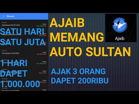 1 HARI 1 JUTA APLIKASI AJAIB MEMANG LEGIT AUTO SULTAN CARA DAFTAR TUTOR CUAN