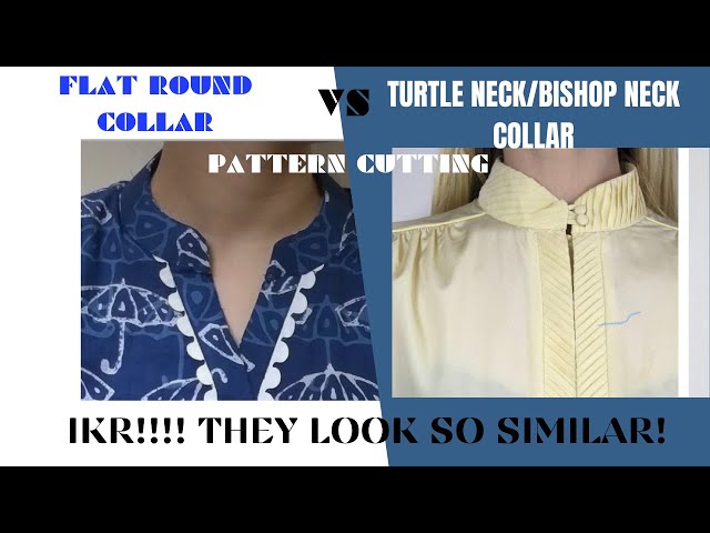 half collar neck cutting and stitching/half collar neck cutting and  stitching in telugu - YouTube