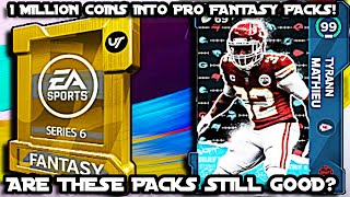 *INSANE* 1 MILLION COINS INTO PRO FANTASY PACKS! 3 LTDS IN PACKS! ARE THESE STILL GOOD?  MADDEN 21