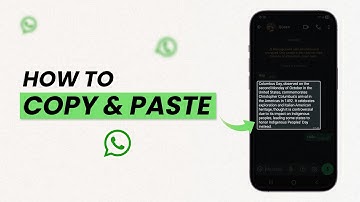 DE GEMAKKELIJKSTE manier om te kopiëren en plakken op WhatsApp Android
