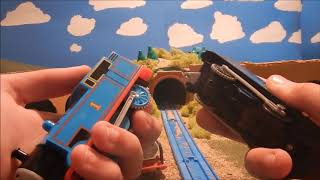 Trackmaster 2 - Steelworks Thomas, Steelworks Hurricane, And Merlin The Invisible - Triple Review