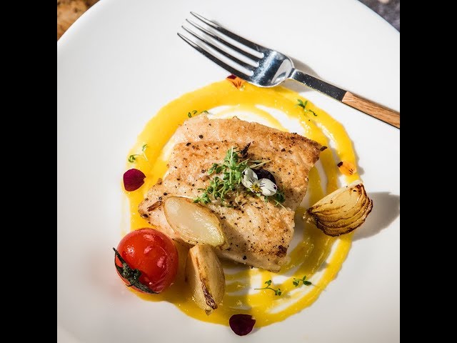 Pan Fried Pangasius With Mango Sauce So Delicious