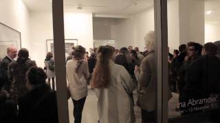 Marina Ambramović, Lisson Gallery, Private View 12 October 2010 Marina Ambramović, Lisson Gallery, Private View 12 October 2010