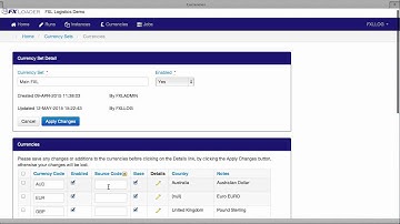 FXLoader Integration with Oracle Fusion Cloud Apps