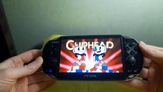 Cuphead Port Gameplay On Sony Ps Vita Playstation Vita 3.65 Henkaku Enso