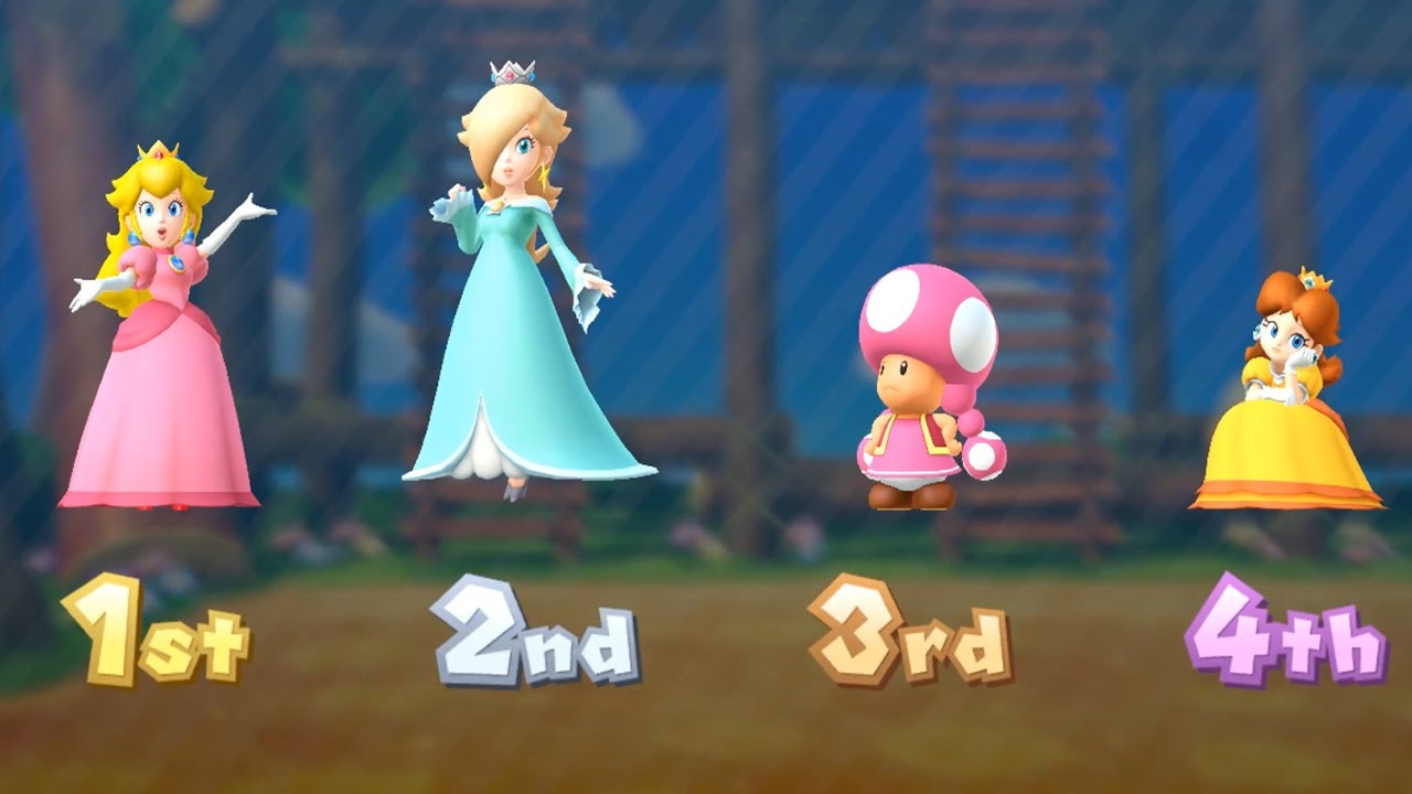 Mario Party 10 - Minigame - Peach vs Toadette vs Rosalina vs Daisy (Master Cpu)