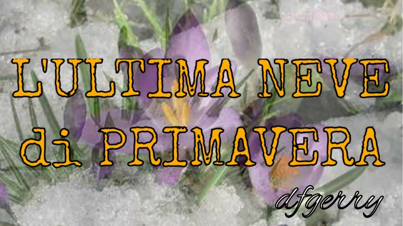 Franco Micalizzi L Ultima Neve Di Primavera