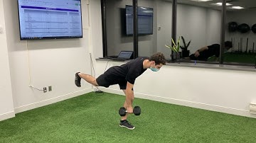DB Contralateral Single Leg RDL + Row