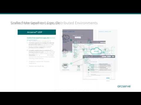 Arcserve UDP Technical Overview and Demo
