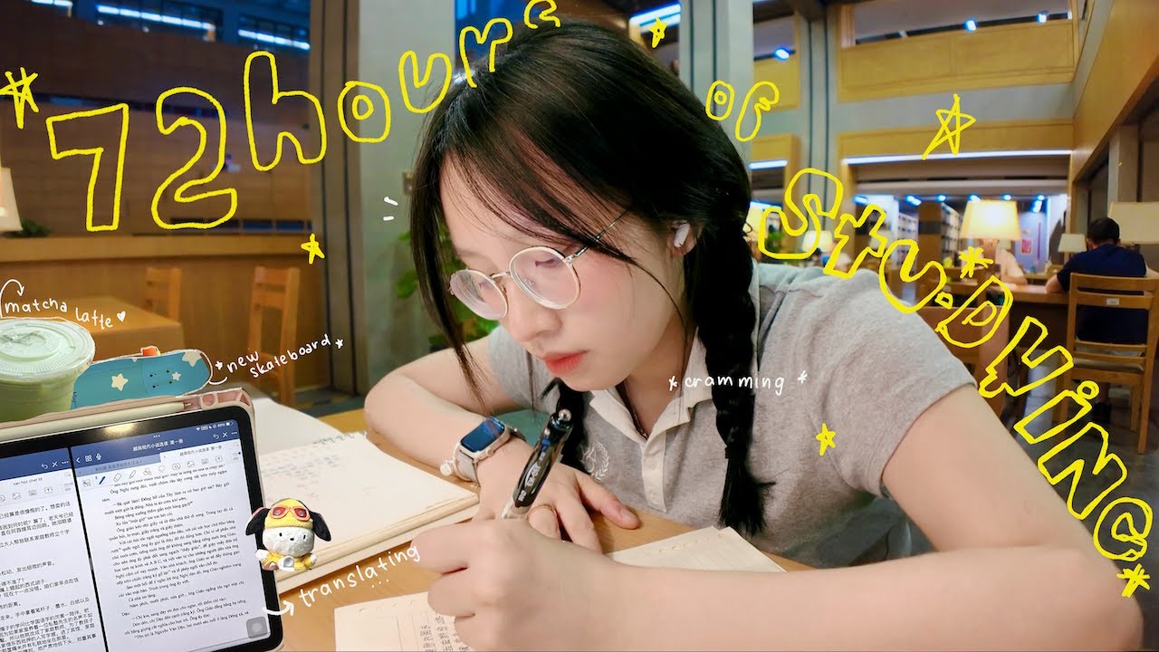 study in china🗒 | học phiên dịch thật khó•ﻌ•... lần đầu thức nguyên đêm học bài
