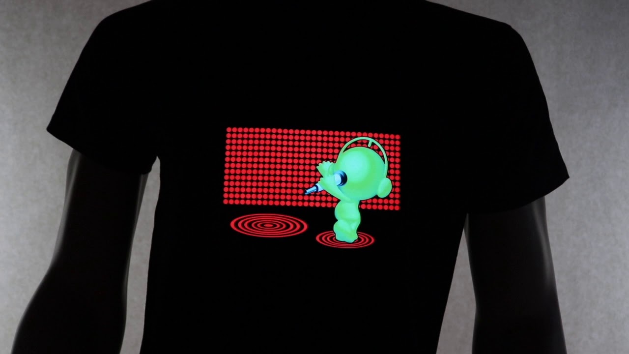 Music Equalizer LED Shirt