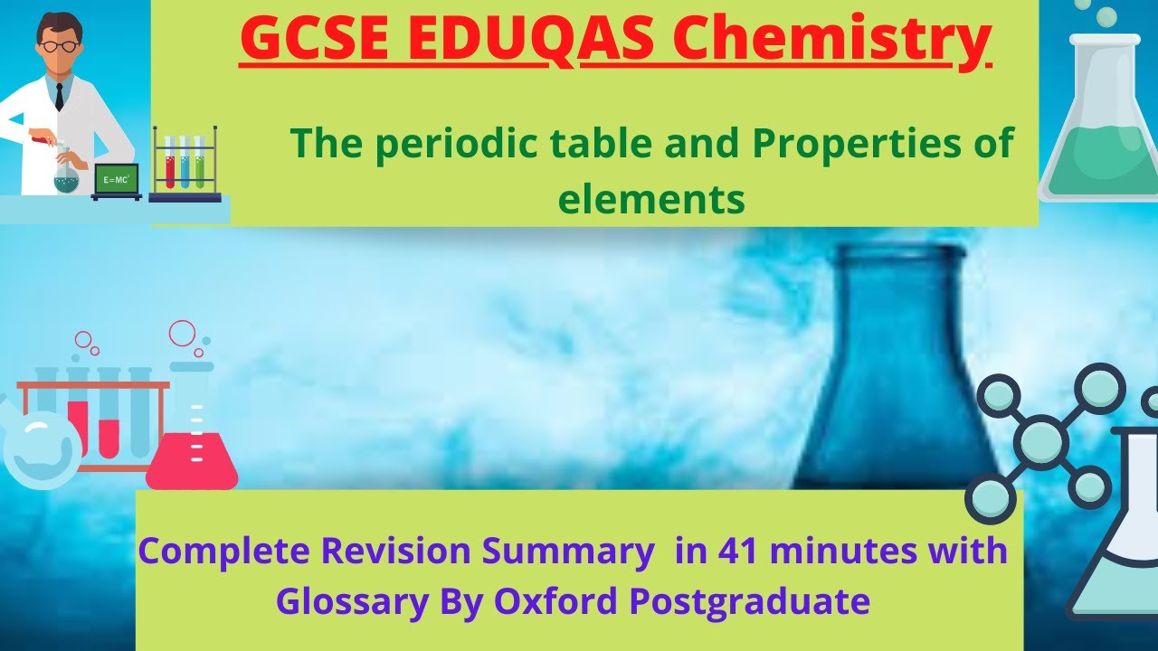 GCSE EDUQAS Chemistry The periodic table and Properties of elements ...