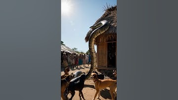 Dogs attacked python | python attack |😱😱 #python #snake #wildlife #dog #shorts #ytviral #ytshorts