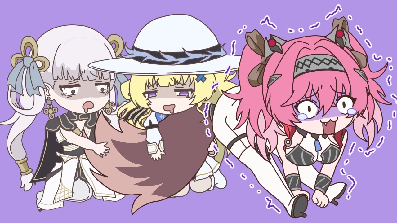 [Wuthering Waves] Ее большой хвост делал ее несчастной.