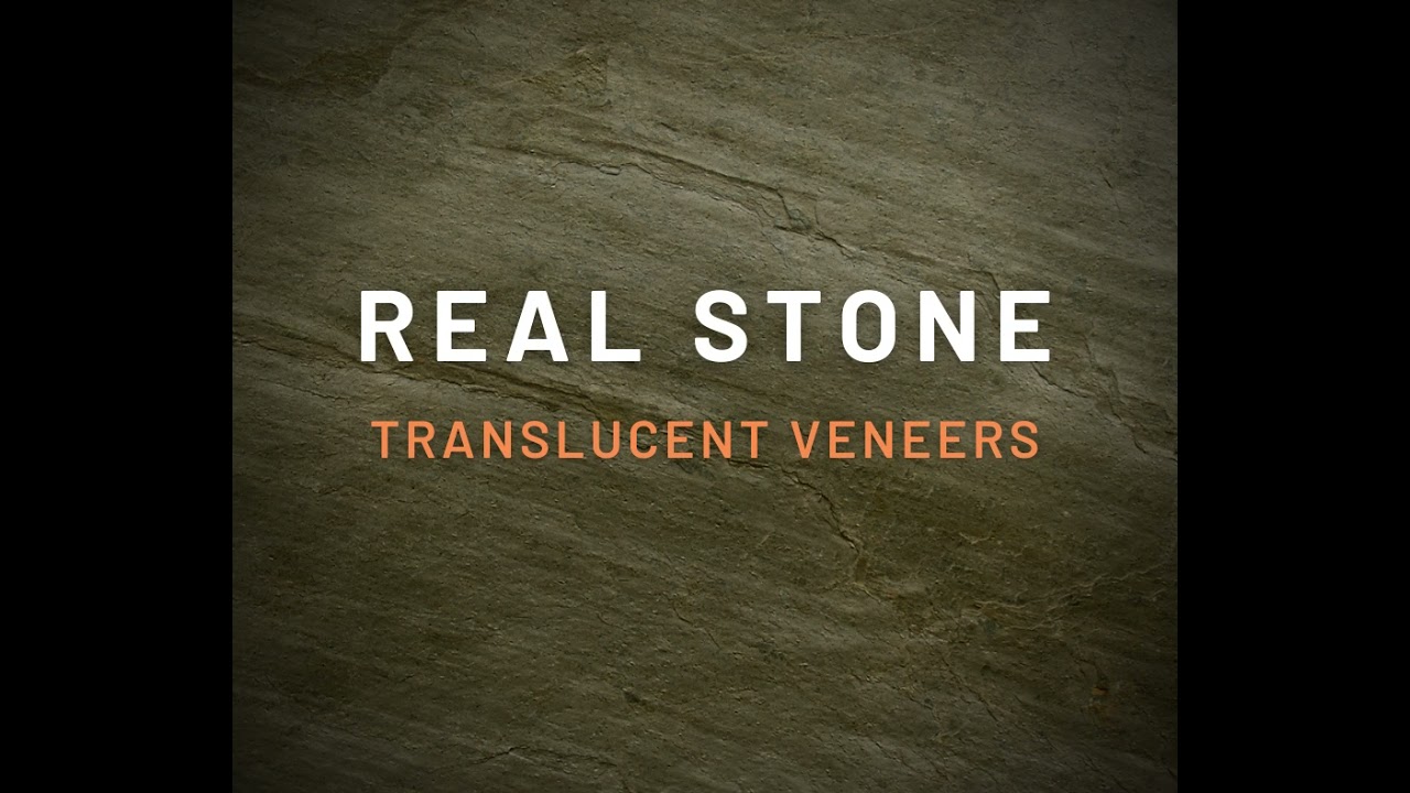 Translucent Slate and Stone Veneer Product Range 2022