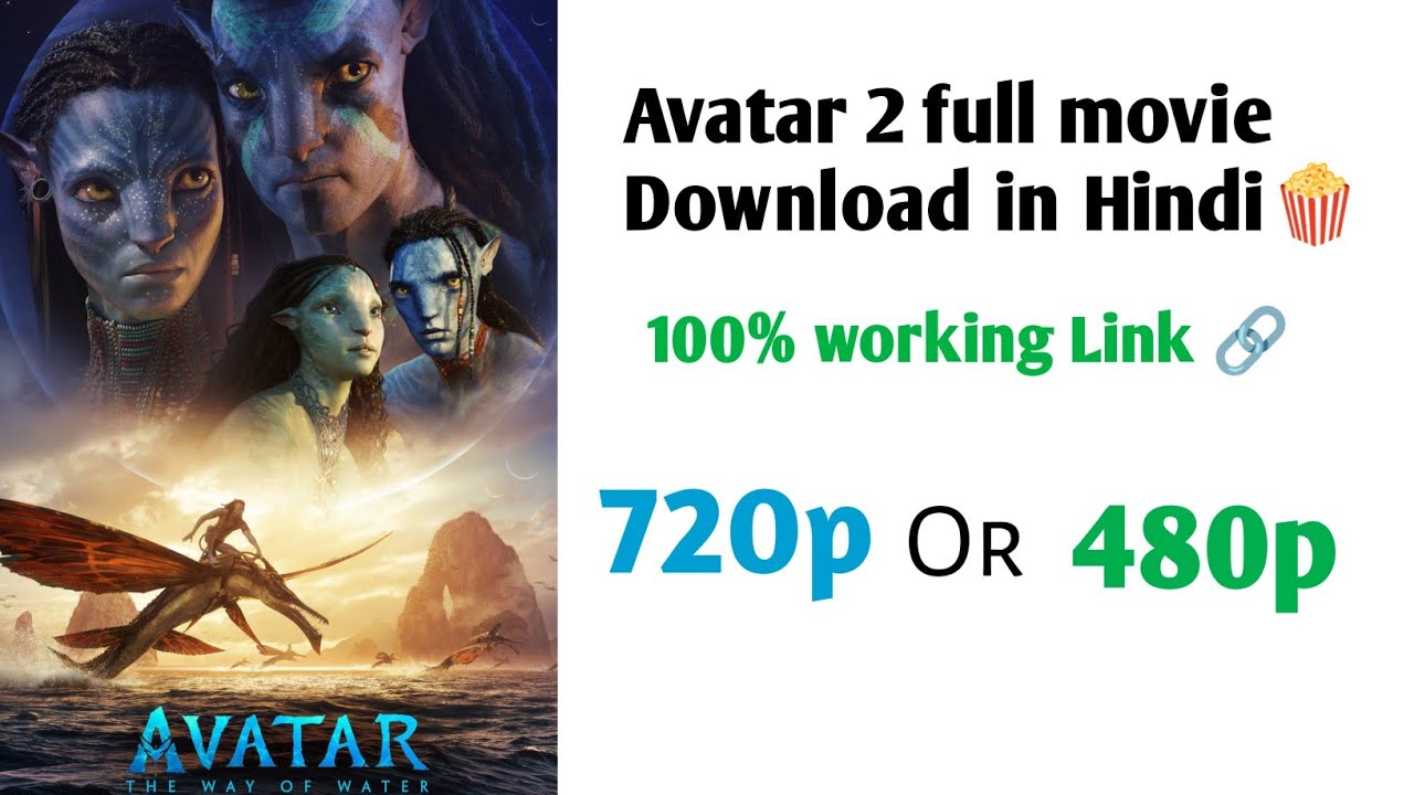 Avatar 2 2022 Hindi Dubbed Movie Download in 480p  720p
