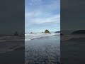 One more beautiful moment from our visit to Cannon Beach.