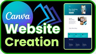 Create a professional website using Canva - Canva website creation tutorial