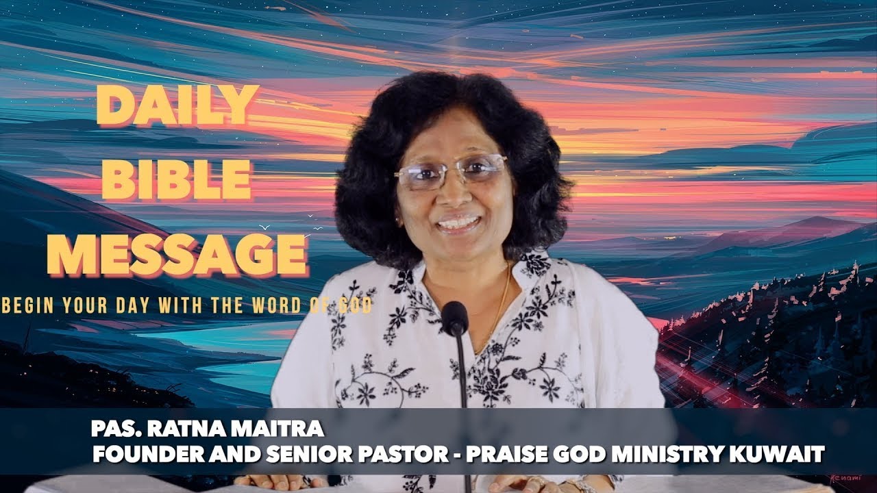 Thumbnail for Daily Bible Message | 28 05 2025 | Proverbs సామెతలు 19 23 | Ps Ratna Maitra