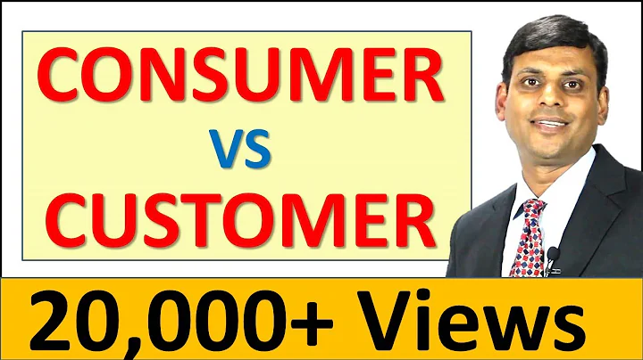 Consumer Vs Customer - Marketing Management Video Lecture by Dr Vijay Prakash Anand