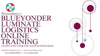 🚀 Master BlueYonder Luminate Logistics with Our Comprehensive Online Training! 🚀