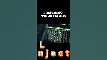 Four hacking trick names!! #shorts #technology   #ai #coding #microsoft