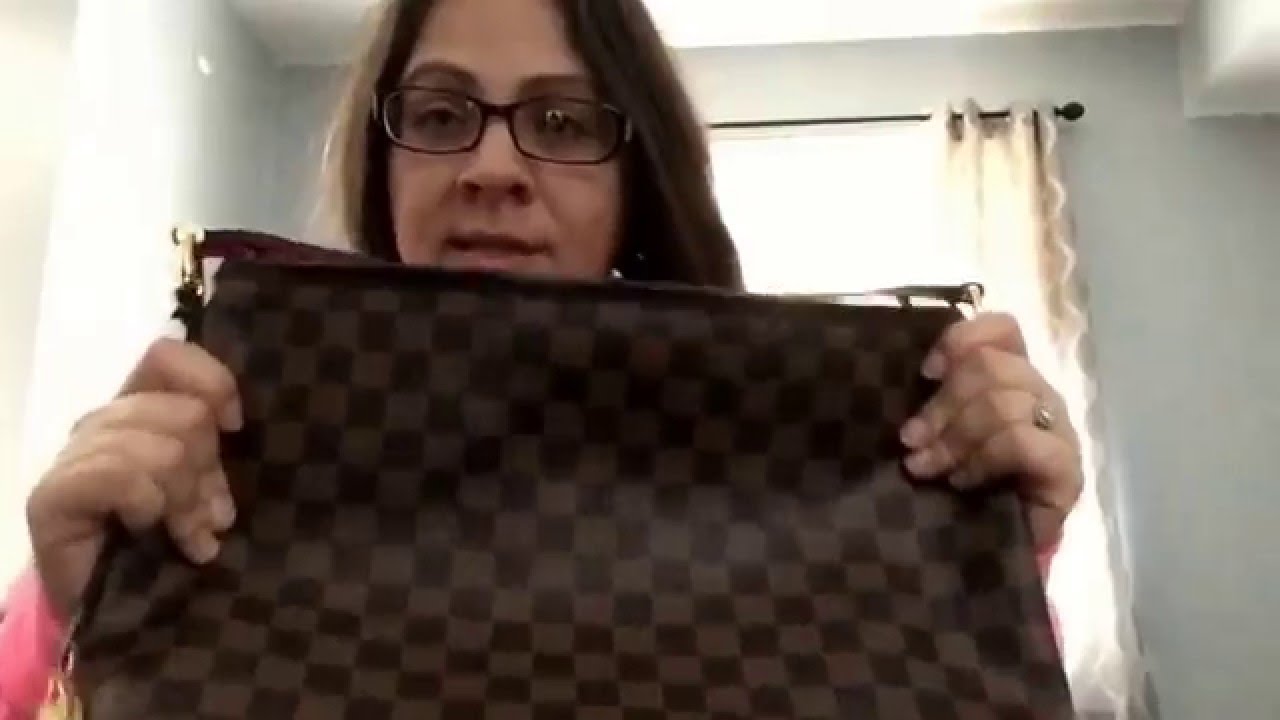 Louis Vuitton delightful pm vs neverfull mm. Canvas comparison older models vs new models - YouTube