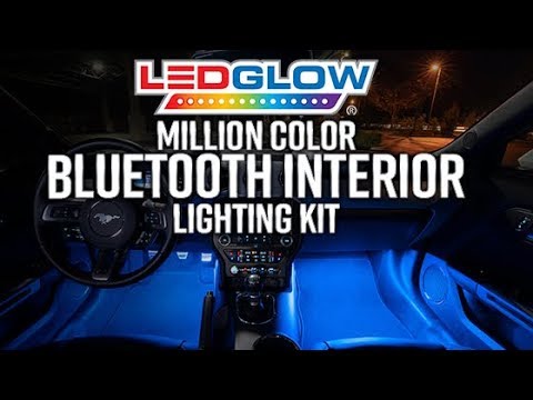 Ledglow Bluetooth Million Color Interior Lighting Kit